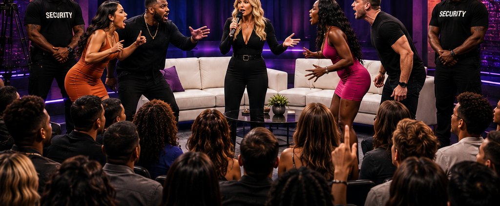 Uncut Confessions live studio stage with a full audience
